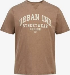 T-shirts Shirt Heren Bruin