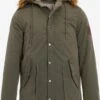 Cipo & Baxx Parkas Winterparka Army Heren Kaki