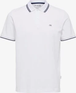 Selected Homme Polos Shirt Dante Heren Wit