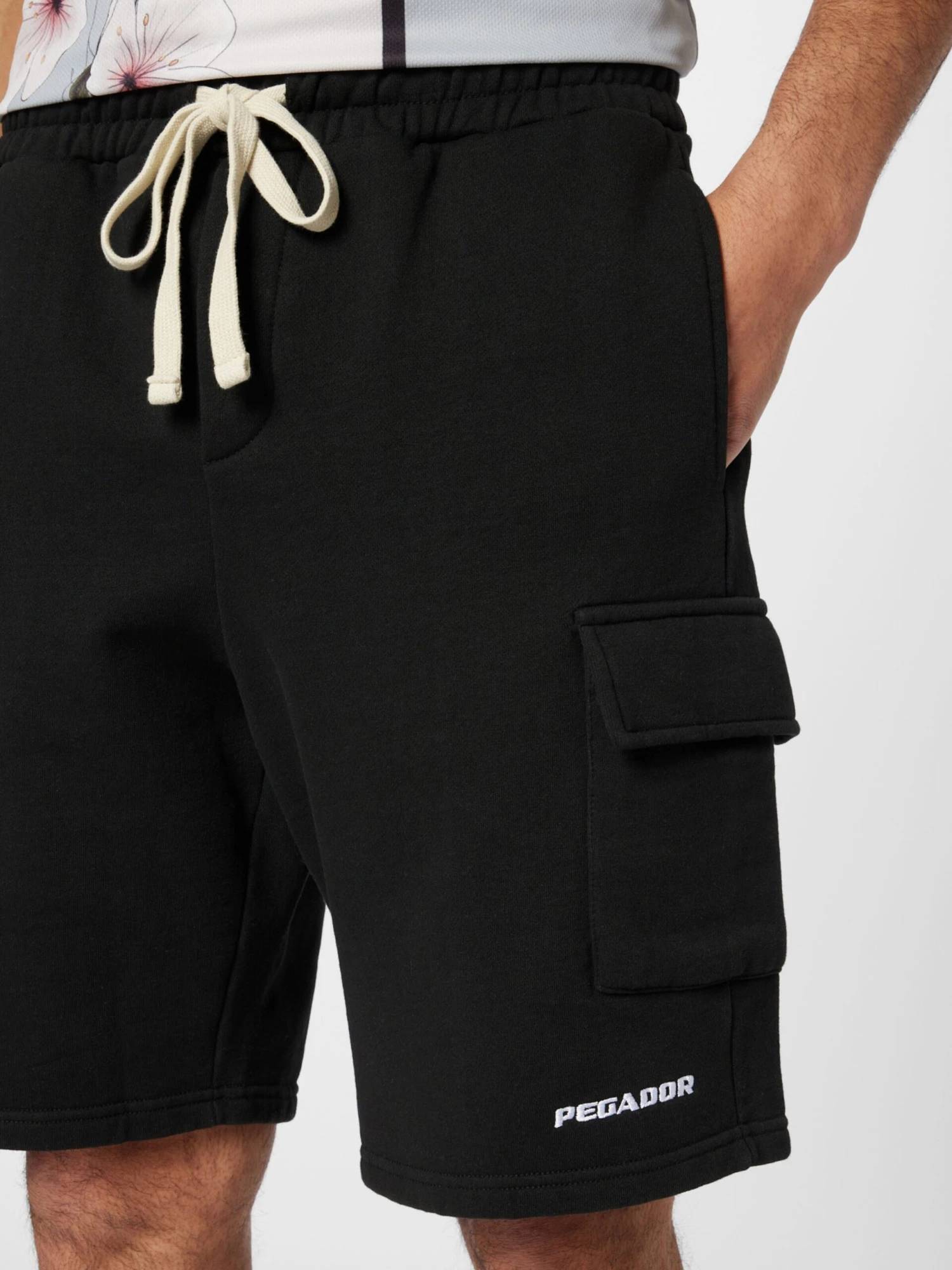 Pegador Cargo Shorts Regular Cargobroek Pineda Heren Zwart 4 Pegador Cargo Shorts Regular Cargobroek Pineda Heren Zwart - Afbeelding 2