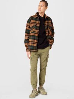 COTTON ON Cargobroeken Tapered Cargobroek Heren Olijfgroen -Herenkleding Winkel c8178b5555b158381d7e350cde807170