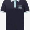 Tom Tailor Polos Shirt Heren Nachtblauw / Aqua