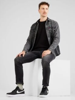 G-Star Raw Longsleeves Shirt Lash Heren Zwart -Herenkleding Winkel c9eb2aa8f2b11f773d0f35b83666ff46