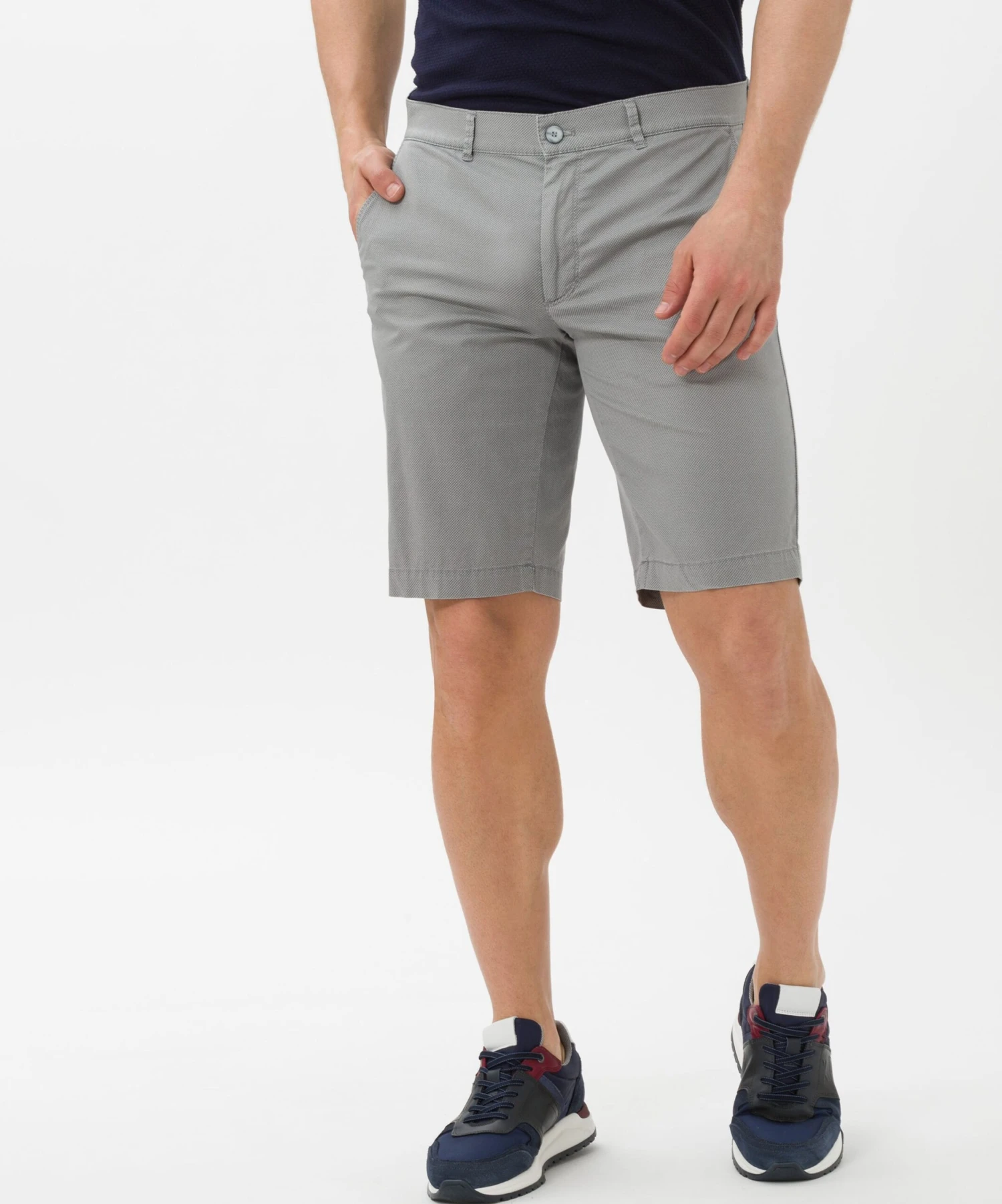 BRAX Chino Shorts Regular Chino Bozen Heren Grijs / Donkergrijs 5 BRAX Chino Shorts Regular Chino Bozen Heren Grijs / Donkergrijs - Afbeelding 3