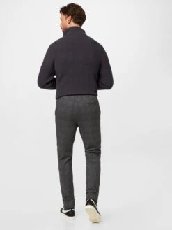 Only & Sons Pantalons Tapered Broek LINUS Heren Donkergrijs -Herenkleding Winkel cc04bd2bec443ecab748df791967c9d0