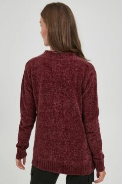 OXMO Vesten Gebreid Vest Elisabet Knit Heren Wijnrood -Herenkleding Winkel cd6f36d8523748116b4f4630885672fd