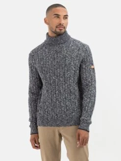 Camel Active Coltruien Trui Heren Donkergrijs / Grijs Gemêleerd -Herenkleding Winkel cfb02219c872a48014d19d57b3f226da