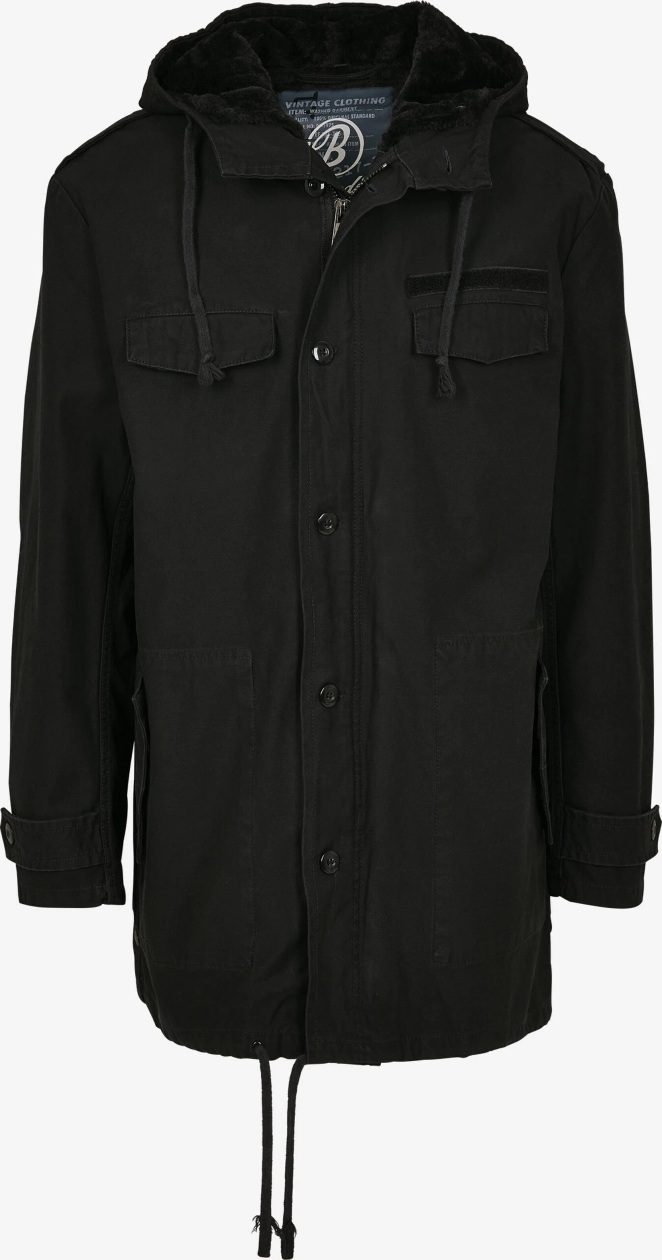 Brandit Tussenjassen Tussenparka Heren Zwart 3 Brandit Tussenjassen Tussenparka Heren Zwart