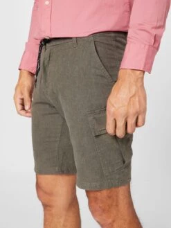 QS By S.Oliver Cargo Shorts Regular Cargobroek Heren Donkerbruin -Herenkleding Winkel d19c15176836fd31af00393974468e00