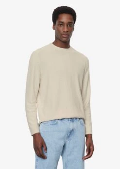 Marc O'Polo Crewneck Truien Trui Heren Beige -Herenkleding Winkel d2c24ddf889e4973cd26723c4a382091