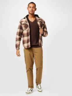 Redefined Rebel V-hals Truien Trui Heren Donkerbruin -Herenkleding Winkel d2ce0b060e0be418ecf7d3ffbe3047b5