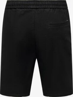 Only & Sons Shorts Regular Broek Linus Heren Zwart -Herenkleding Winkel d363c0e54600e9ee2e86e057a148129f