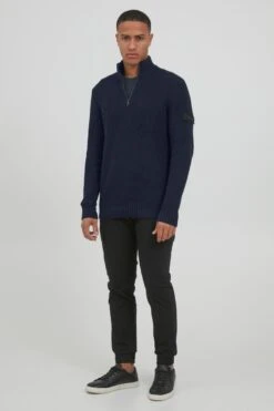 Coltruien Trui Xanthos Heren Donkerblauw -Herenkleding Winkel d50c279d60432fc58eaac0a831a8042d
