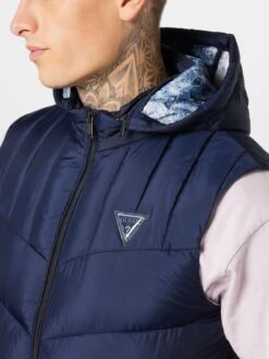 Guess Bodywarmers Bodywarmer Heren Navy -Herenkleding Winkel d6befb3846c200b7f9ab649b66b1b9d0