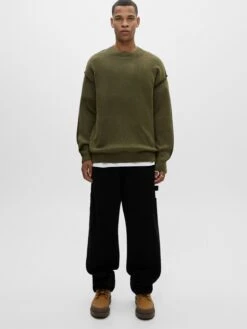 PULL & BEAR Crewneck Truien Trui Heren Kaki 11 PULL & BEAR Crewneck Truien Trui Heren Kaki -Herenkleding Winkel d99b22f4c191820dce1db8c394cd27b7