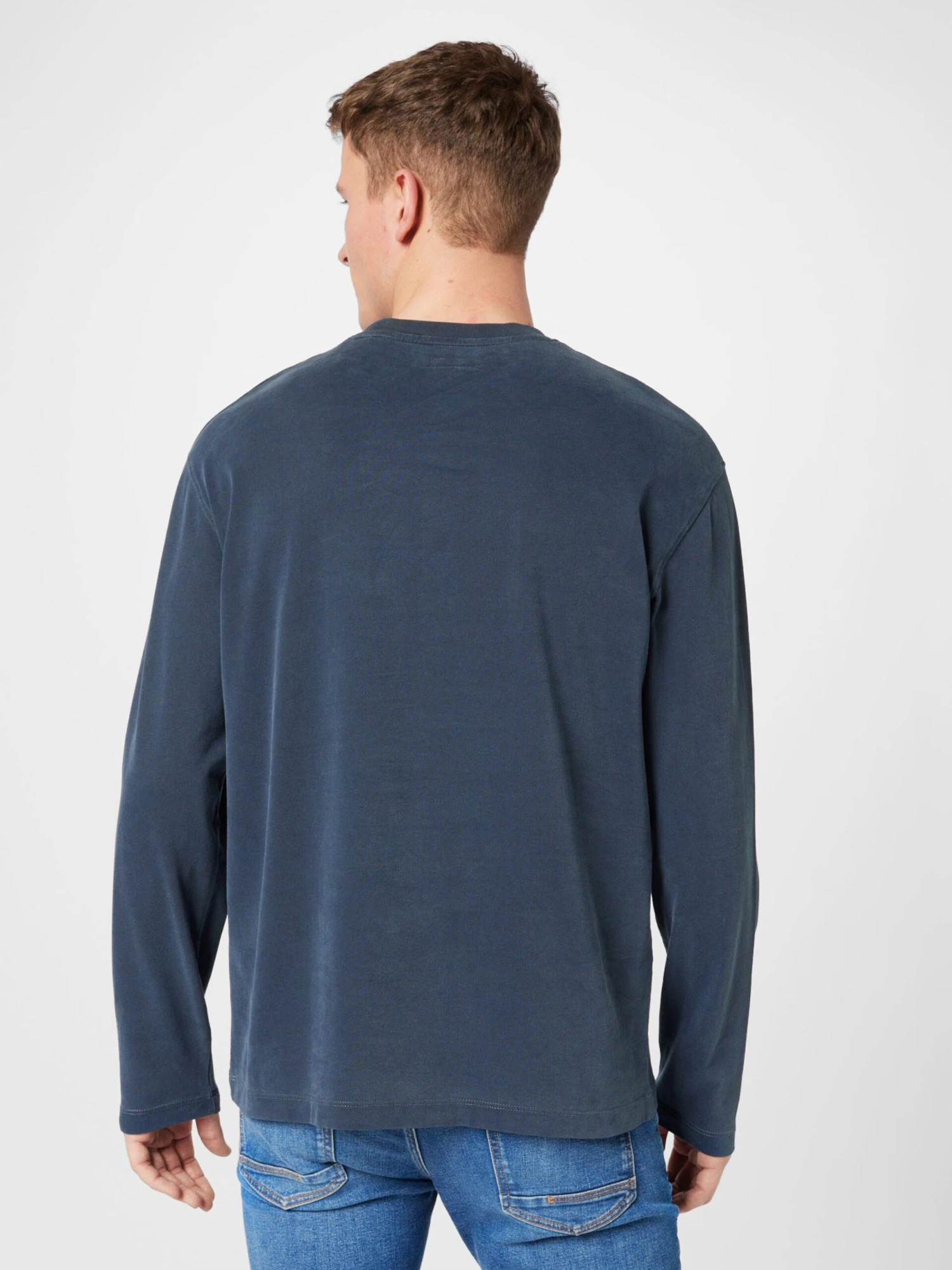 Marc O'Polo Longsleeves Shirt Heren Marine 6 Marc O'Polo Longsleeves Shirt Heren Marine - Afbeelding 4