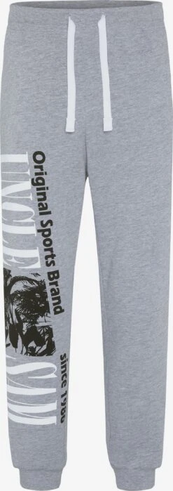Sweatpants Tapered Broek Heren Lichtgrijs