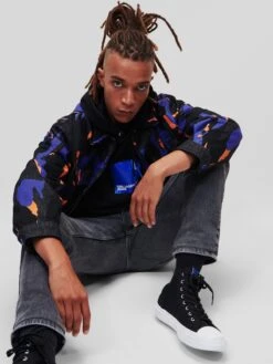 Karl Lagerfeld Jeans Spijkerjassen Tussenjas Heren Zwart -Herenkleding Winkel e131752be524b1e659afcc3f93e76830