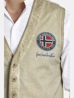 Bodywarmers Bodywarmer Veeman Heren Beige / Blauw -Herenkleding Winkel e17ddf5ed6bbf11994339f7a6fdbbfea