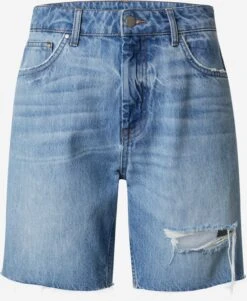 Denim Shorts Regular Jeans Sena Heren Blauw