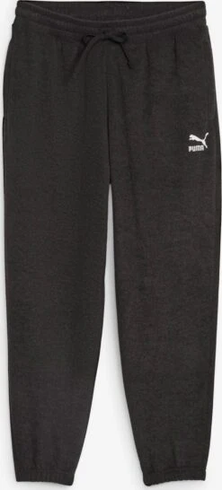 Puma Sweatpants Tapered Broek Heren Zwart Gemêleerd