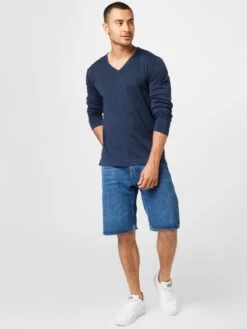 CINQUE V-hals Truien Trui CALVIN Heren Navy 11 CINQUE V-hals Truien Trui CALVIN Heren Navy -Herenkleding Winkel e4e8be90e95fcea35c8cf4ff10436918