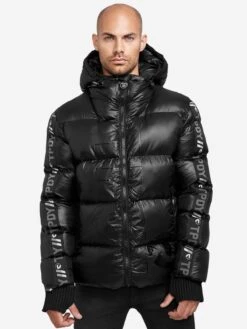 Winterjassen Winterjas Logan Heren Zwart -Herenkleding Winkel e7fd39824020a38222bf192cb2ea6dad