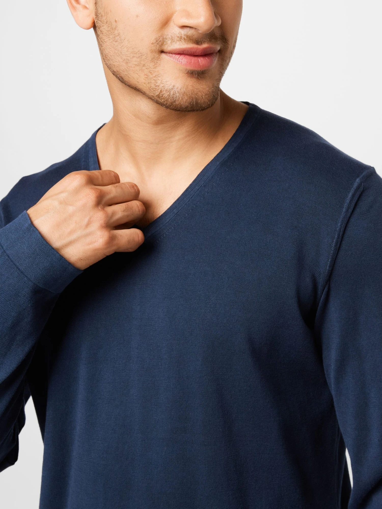 CINQUE V-hals Truien Trui CALVIN Heren Navy 4 CINQUE V-hals Truien Trui CALVIN Heren Navy - Afbeelding 2