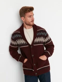 Trendyol Vesten Gebreid Vest Heren Bordeaux -Herenkleding Winkel e96420da2e0ce5831322915adb7bb0b7