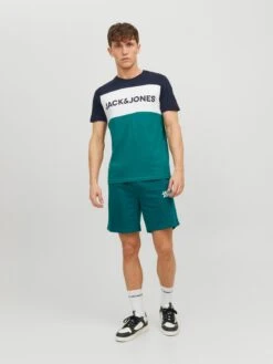 Jack & Jones Sweat Shorts Regular Broek BEX Heren Smaragd -Herenkleding Winkel eb11e8f9f37050a8e7c095975eeabc25