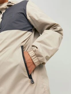 Jack & Jones Outdoor Jassen Functionele Jas Heren Lichtbeige / Zwart -Herenkleding Winkel ecc9c16a2c8a34b5d35d43ee0d27aeb4