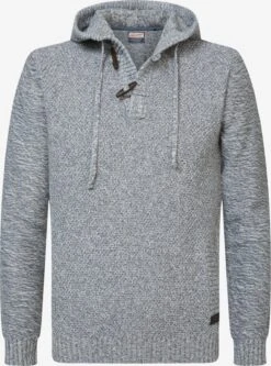 Petrol Industries Hoodies Trui Heren Grijs Gemêleerd