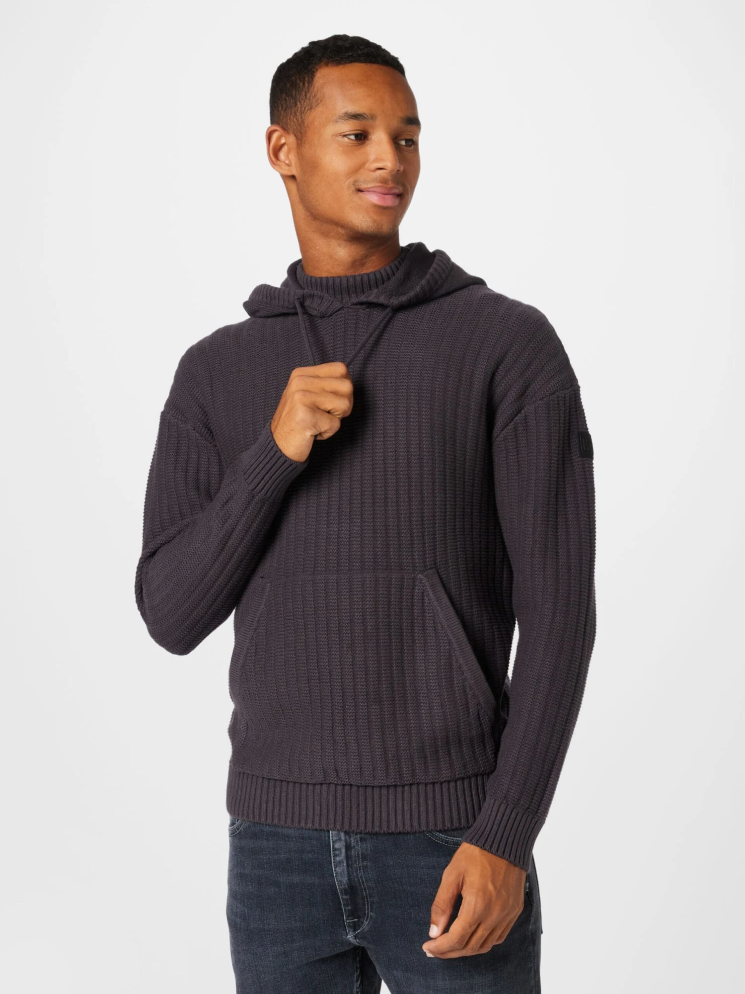 TOM TAILOR Denim Hoodies Trui Heren Antraciet 5 TOM TAILOR Denim Hoodies Trui Heren Antraciet - Afbeelding 3