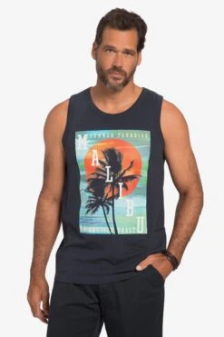 JP1880 Tanktops Shirt Heren Marine -Herenkleding Winkel f0f3e30a771891f7b8a707445fb368d5