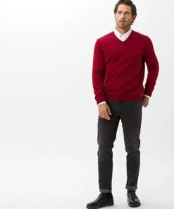BRAX V-hals Truien Trui Vico Heren Karmijnrood 12 BRAX V-hals Truien Trui Vico Heren Karmijnrood -Herenkleding Winkel f187c1147f935a2e5deed3b00e0fba3e