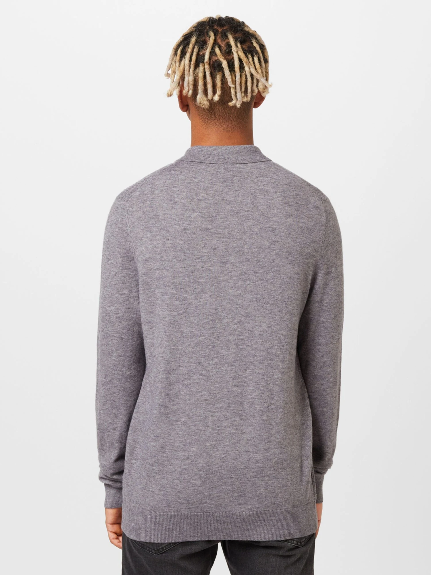 V-hals Truien Trui Heren Grafiet 6 V-hals Truien Trui Heren Grafiet - Afbeelding 4