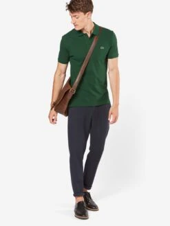 Lacoste Polos Slim Fit Shirt Heren Groen -Herenkleding Winkel f2b079926351455072593f85c268f5b7