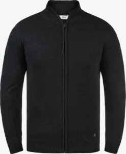 Solid Vesten Gebreid Vest Barama Heren Zwart