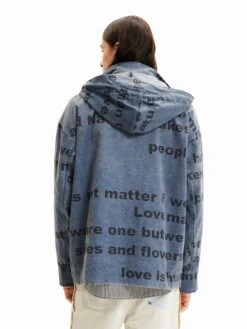 Desigual Spijkerjassen Tussenjas ANIKIN Heren Blauw -Herenkleding Winkel f4570d52a96688e91bebd8b89af317ea