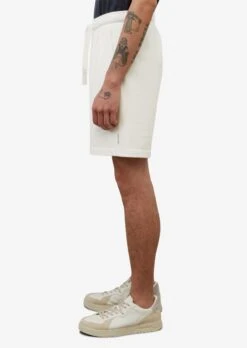 Marc O'Polo Sweat Shorts Loosefit Broek Heren Crème -Herenkleding Winkel f50b584d03866a3fb6129cf5d1405a3f