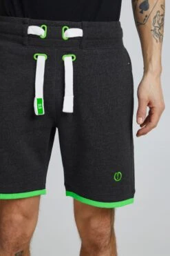 Solid Sweat Shorts Regular Broek Benjamin Heren Antraciet -Herenkleding Winkel f53abbe7365a2ff6038f31c95c0add25