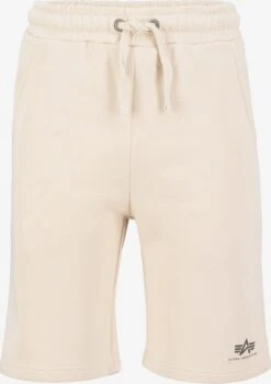 Alpha Industries Sweat Shorts Regular Broek Heren Wit