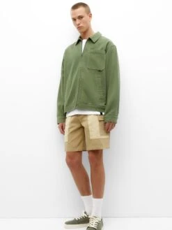 PULL & BEAR Spijkerjassen Tussenjas Heren Kaki 13 PULL & BEAR Spijkerjassen Tussenjas Heren Kaki -Herenkleding Winkel faf182c668af941f4fead3b18dd3e662