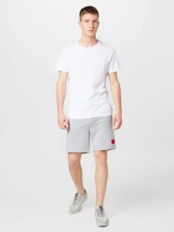 Hugo Sweat Shorts Loosefit Broek Diz Heren Grijs Gemêleerd -Herenkleding Winkel fbe417c3883668e00150788d60a83a74