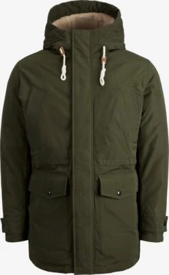 Jack & Jones Parkas Winterparka Mash Heren Donkergroen