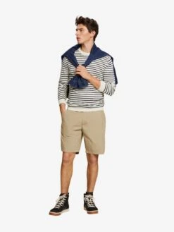 ESPRIT Crewneck Truien Trui Heren Wit -Herenkleding Winkel fe4b012cf520d84f8a0384390a592a17